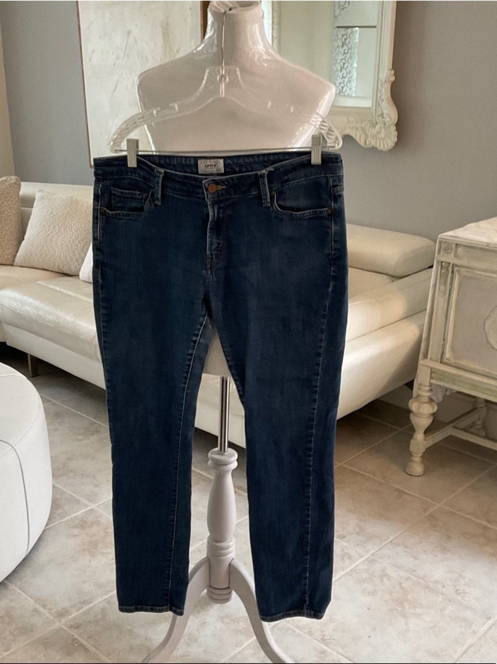 Levi's Women's Dark Indigo Skinny Jeans